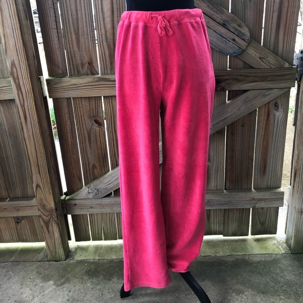 Mountain Lake Casuals Pink Drawstring Lounge Pants Size M